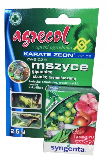 

Karate Zeon 050CS 2,5ml na mszyce gąsienice stonkę