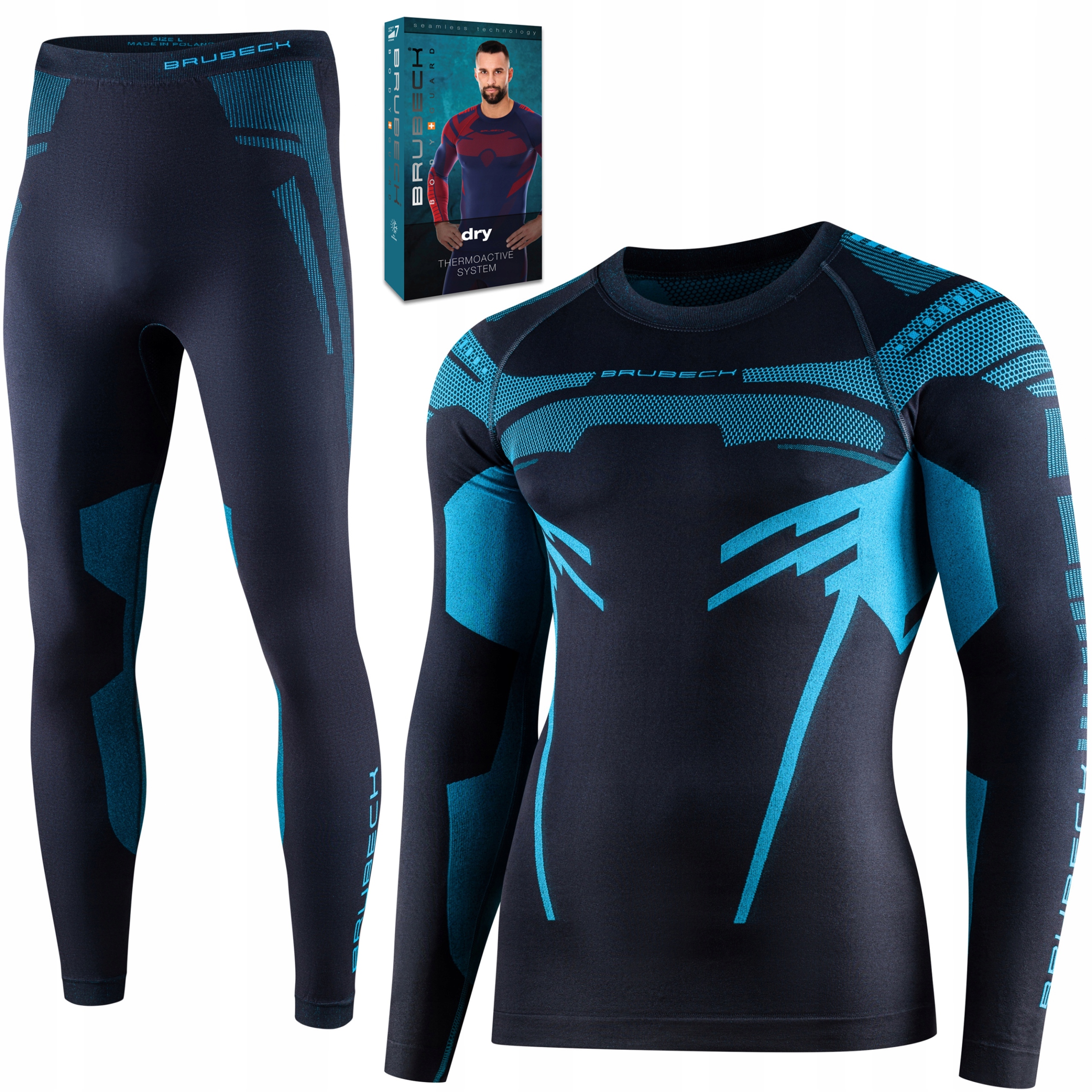 Pánské Termoaktivní Spodní Prádlo Brubeck Dry termo komplet XL