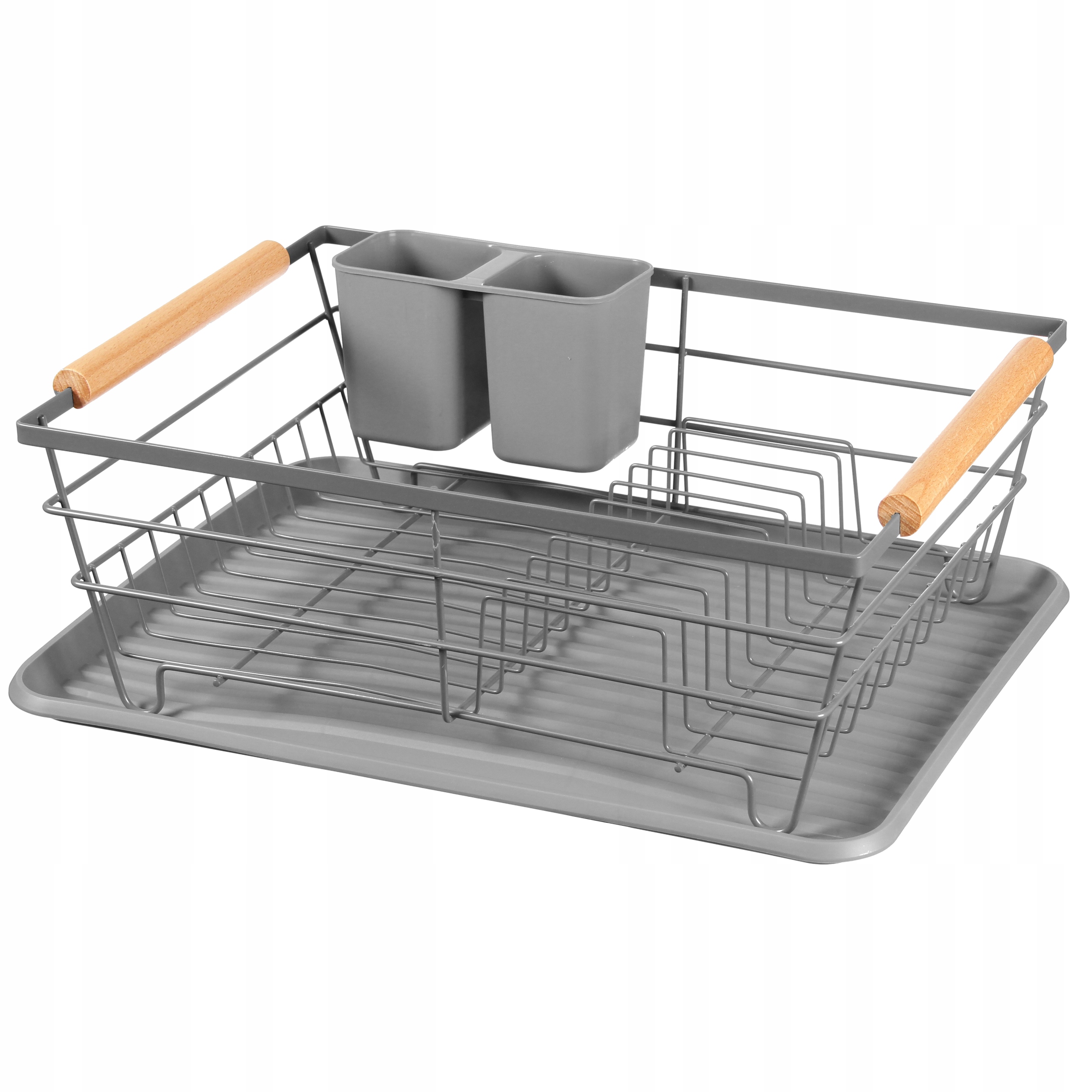 SUSZARKA DO NACZYŃ SZARA STOJĄCA OCIEKACZ DUŻA XXL Typ jednopoziomowa