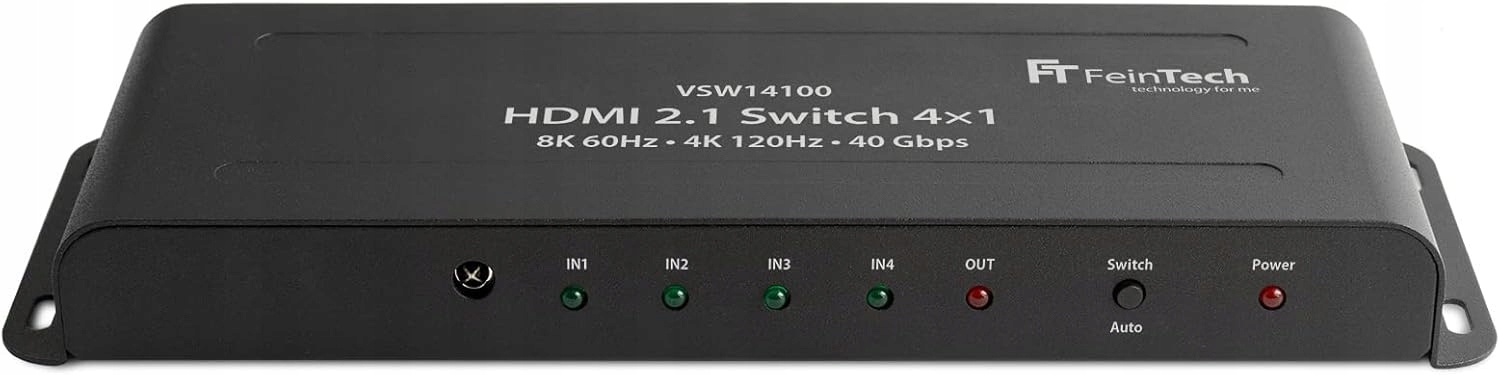 FeinTech 4K Hdmi Switch 4-portowy z automatycznym