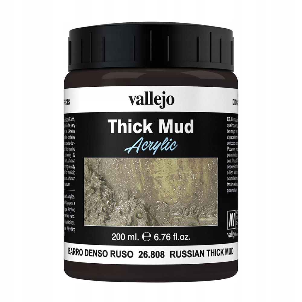 Vallejo 26.808 Russian Thick Mud Texture 200 ml.
