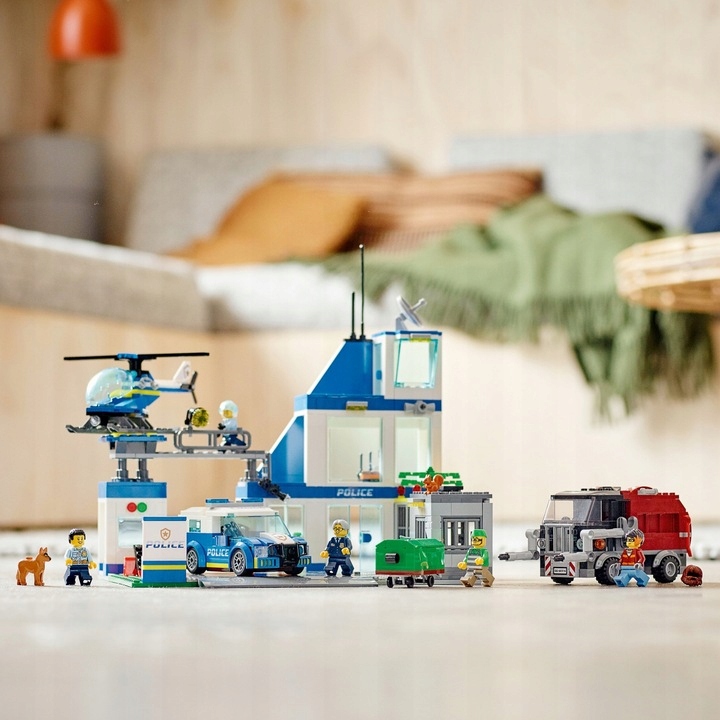 LEGO CITY POLICJA POSTERUNEK POLICYJNY KOMISARIAT ZESTAW KLOCKÓW FIGURKI Marka LEGO