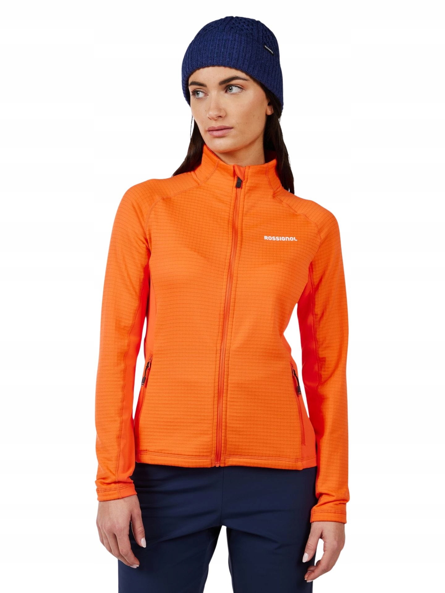Dámská Mikina Rossignol Blackside Mix Full-Zip Orange Flame XL