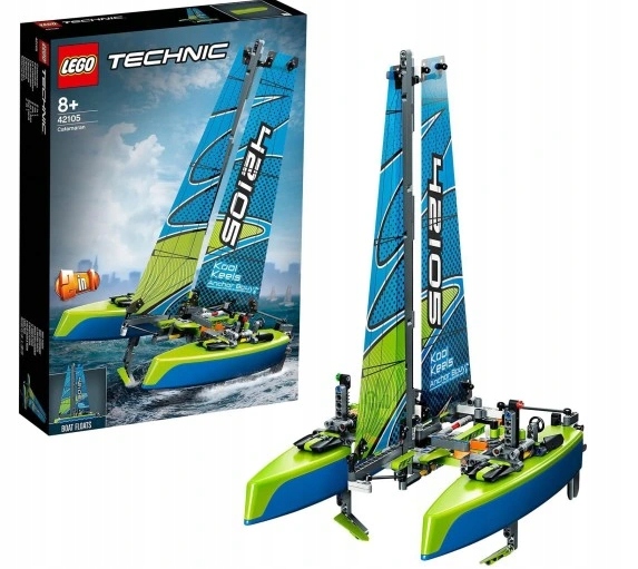 LEGO 42105 TECHNIC KATAMARAN BUDOWA ŁODZI ŻAGLOWEJ ZABAWKA Numer produktu 42105