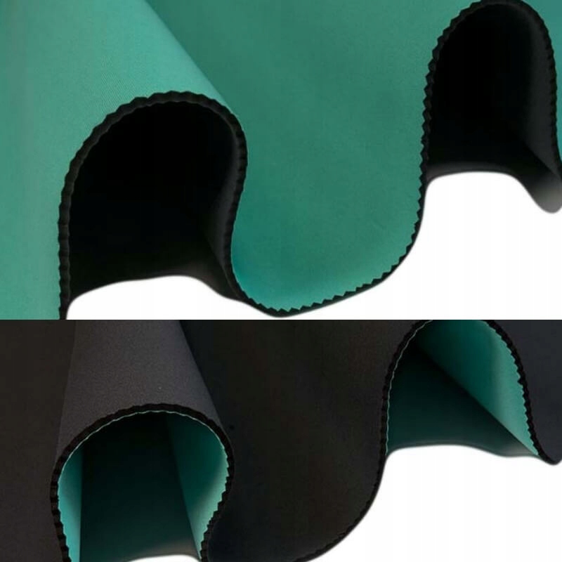 Pěna materiál Neopren 3mm 0,5mb máta/grafit