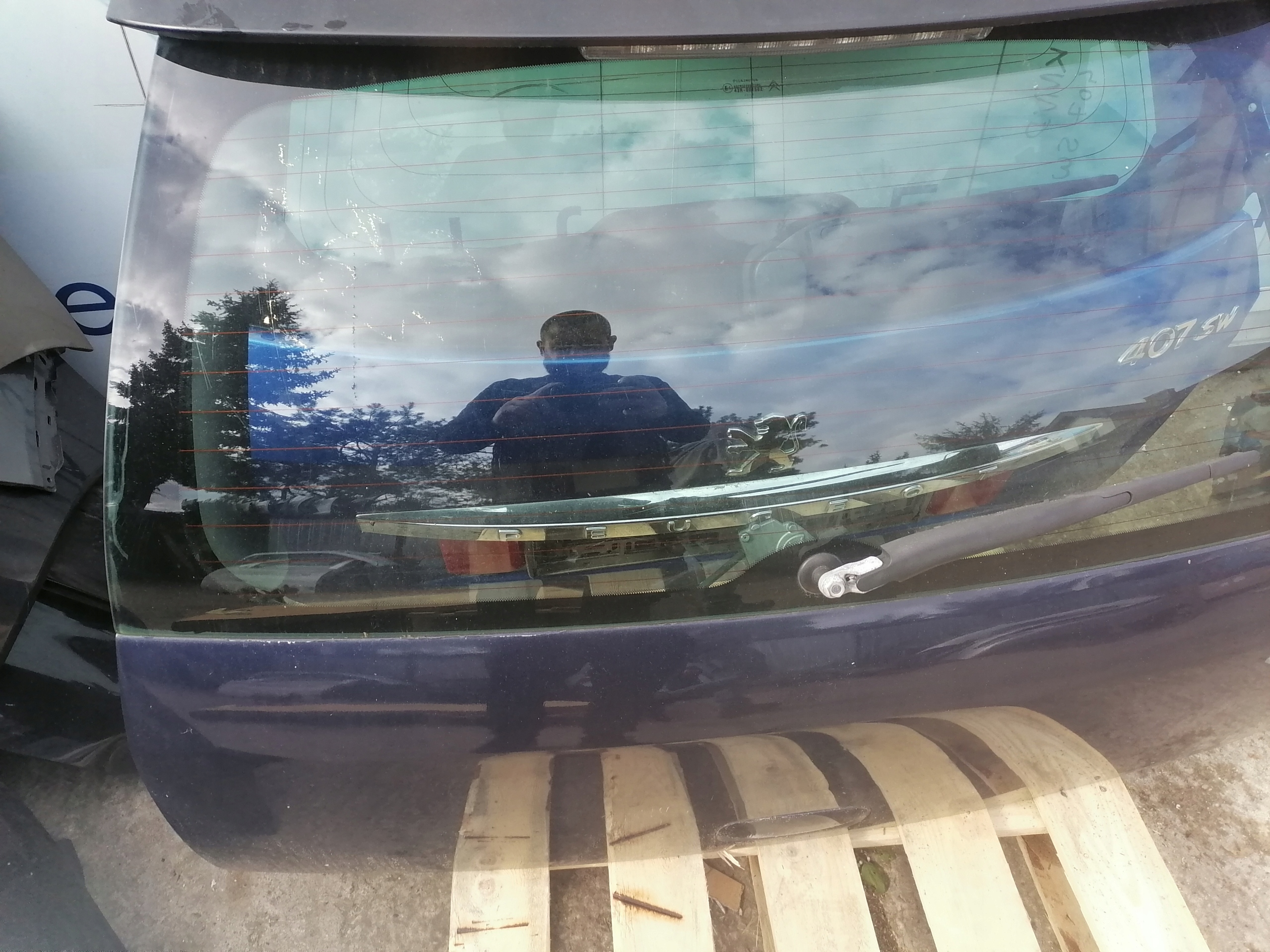 trunk door boot rear part Citroen C4 KPU