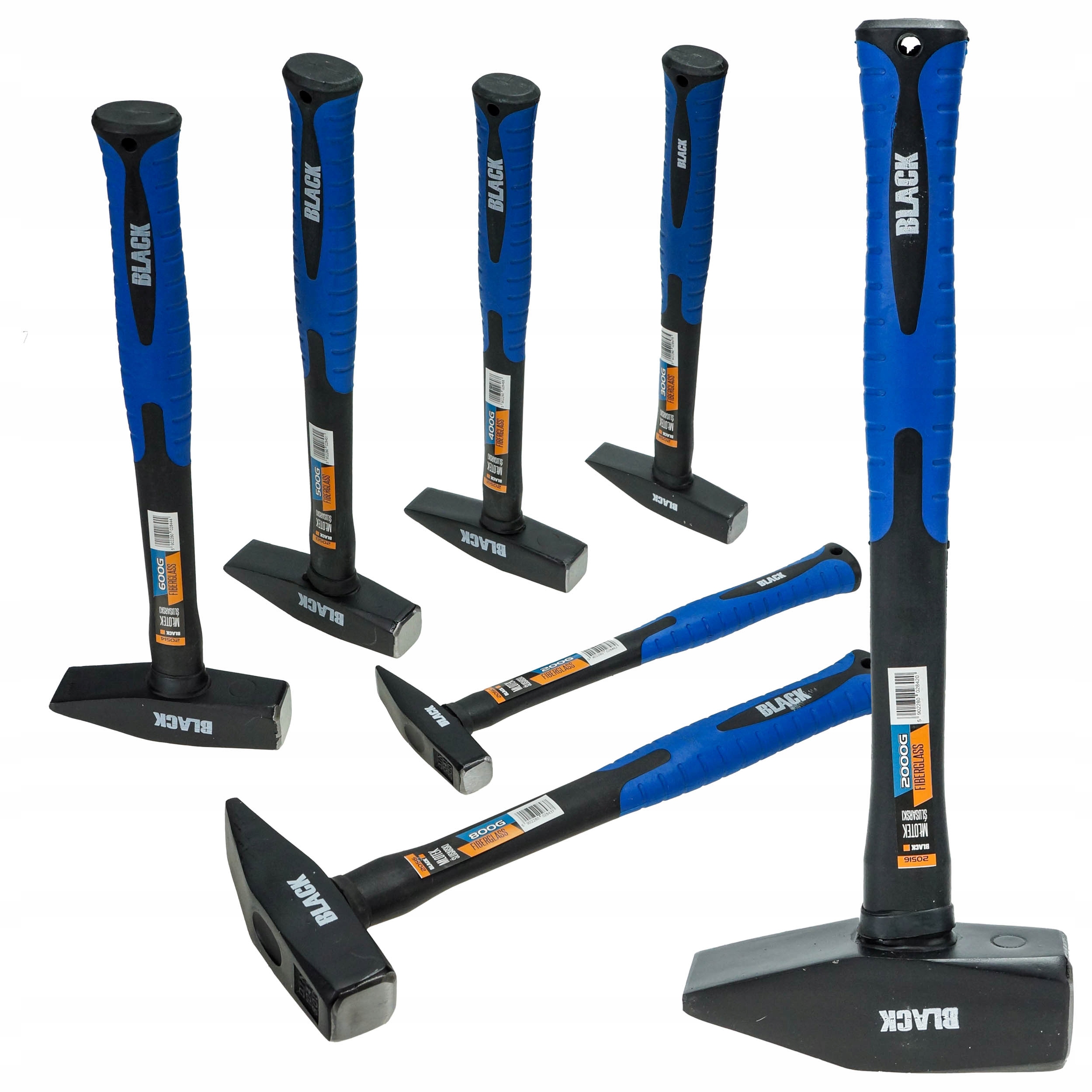 MŁOTEK ŚLUSARSKI FIBERGLASS 600G 0,6KG EAN (GTIN) 5902280028444