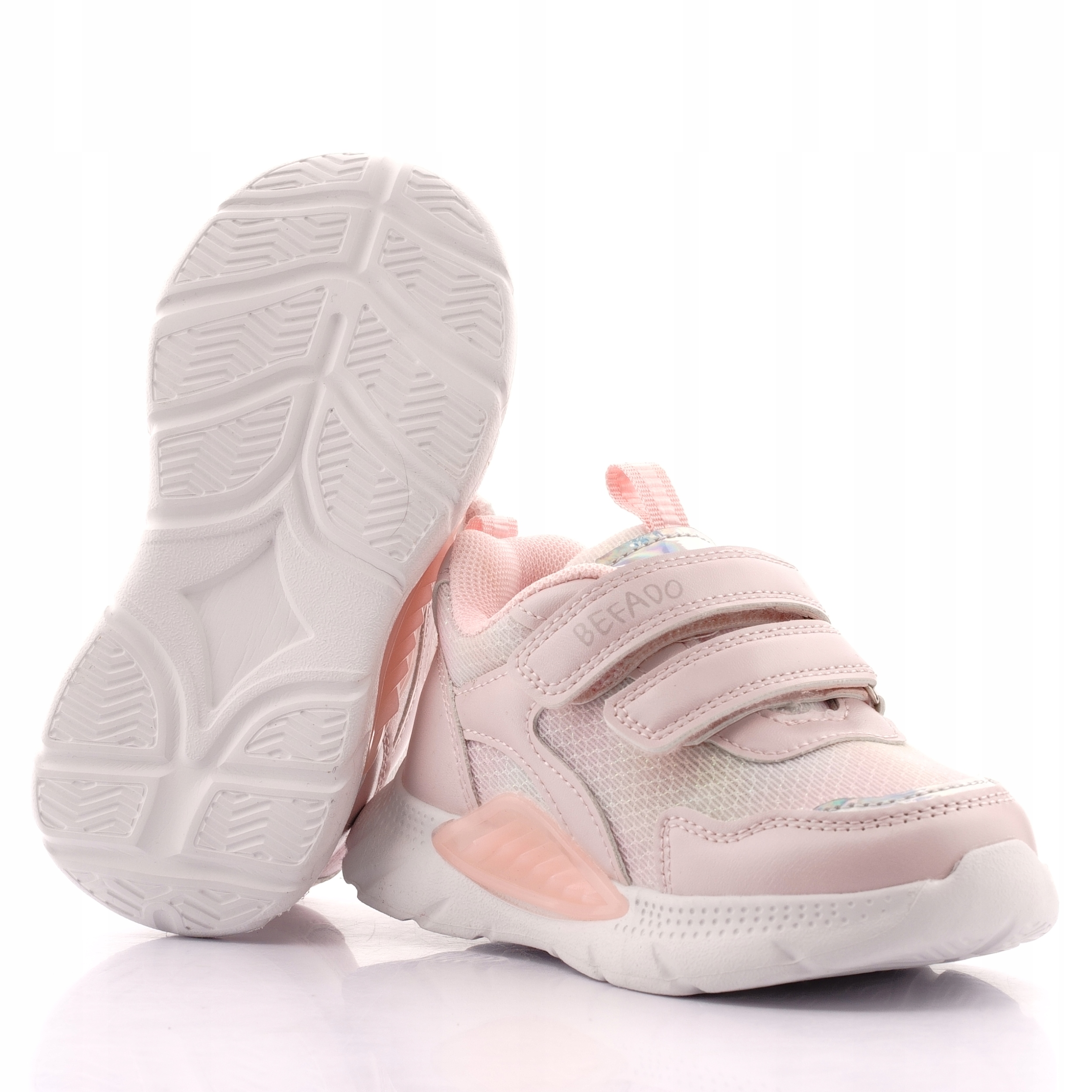 BEFADO BUTY SPORTOWE DZIECIĘCE ADIDASY DZIEWCZĘCE NA RZEPY 516BP425