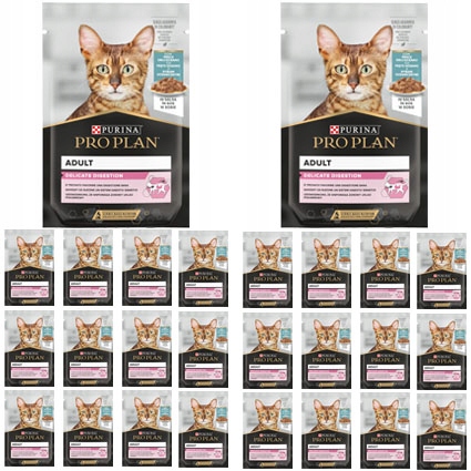 Levně Purina Pro Plan Cat delikátní Ryba omáčka 26x85g