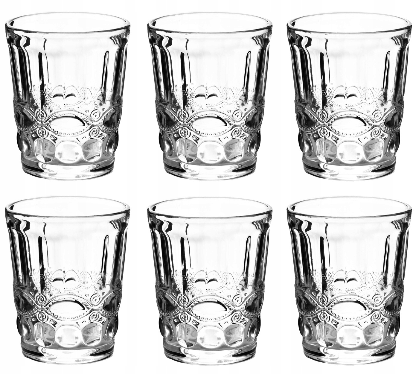 

Komplet 6 szklanek do wody soku Elise Sweet 300ml