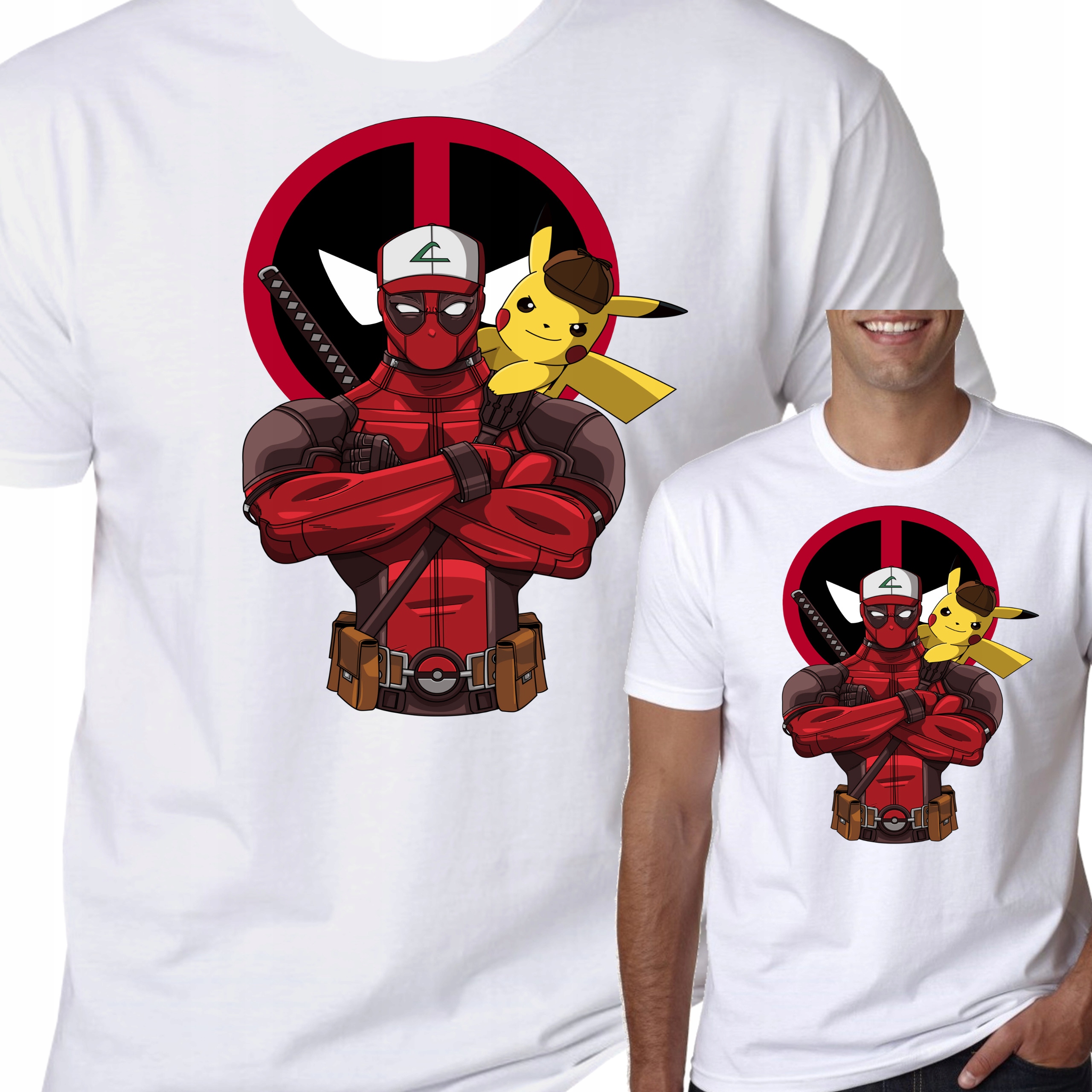 

T-Shirt Koszulka Deadpool Pikachu Marvel XXL 0291