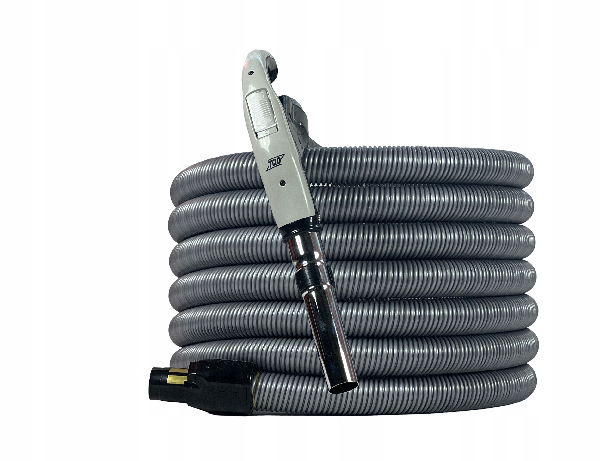 Sací hadice Tqd , dlouhá 7,5 m, s vypínačem v rukojeti Centrální Vysavač