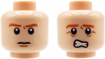 

Lego głowa główka figurki męska, cielista