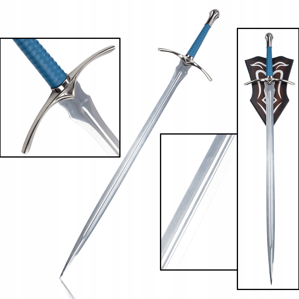 Meč Gandalfa Glamdring Inspirovaný The Hobit s přívěskem 118 cm JT6061BL