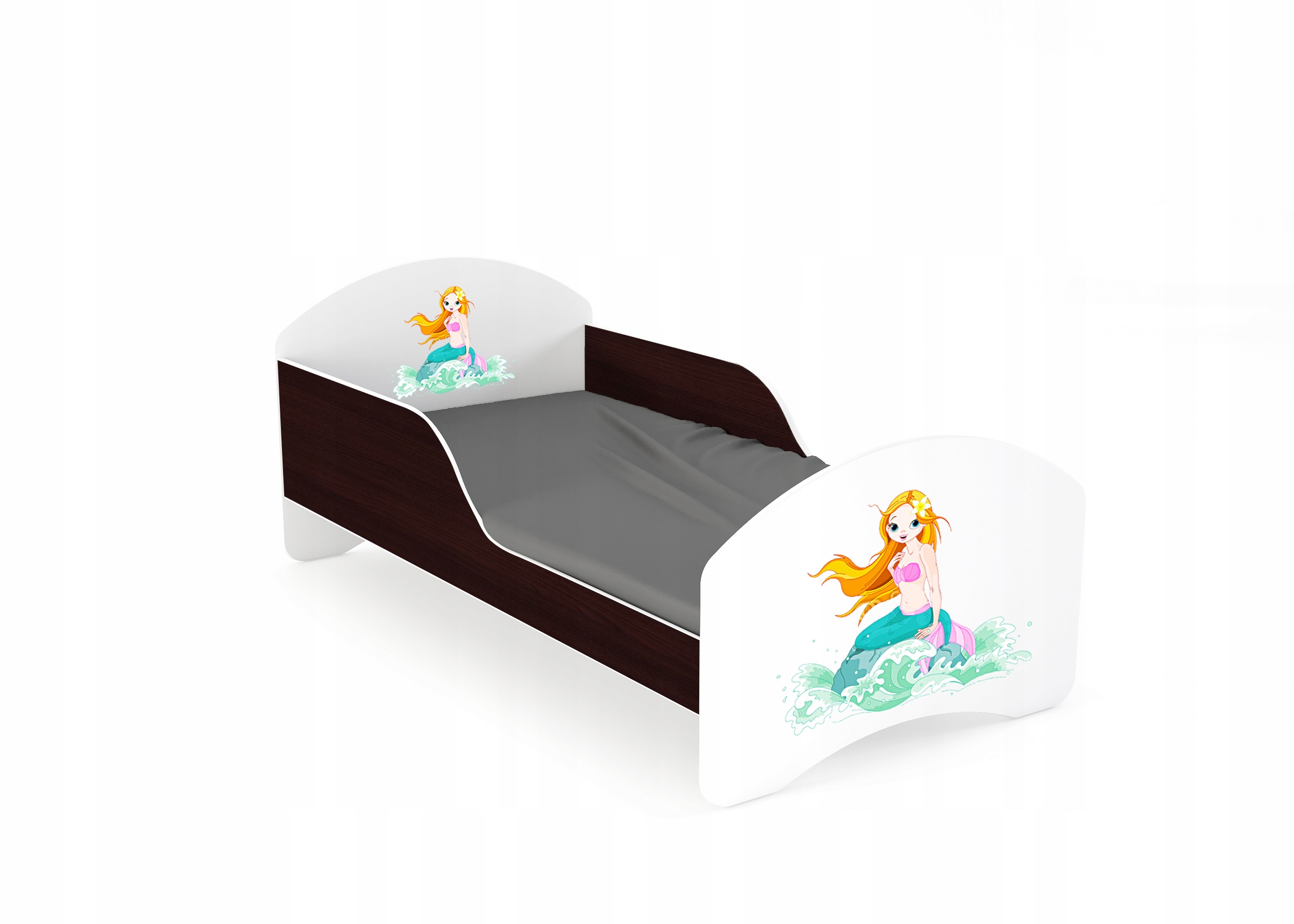 Łóżko dziecięce LEO2 160x80 biało-wenge Marka Lendo