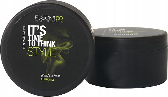 Fusion And Co Cristal Shave Gel na holení s heřmánkem a aloe vera 250 m