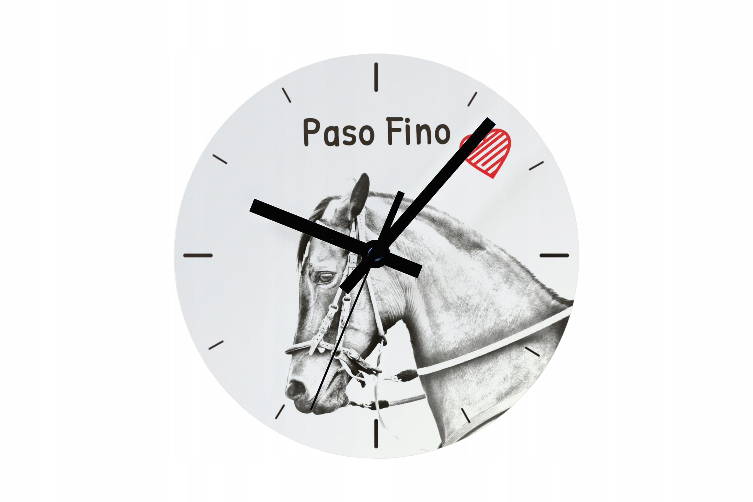 Kůň Paso Fino hodiny s koněm závěsné a stojící, personalizace fotografií