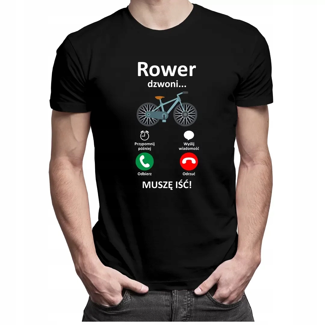 

Rower dzwoni koszulka dla rowerzysty