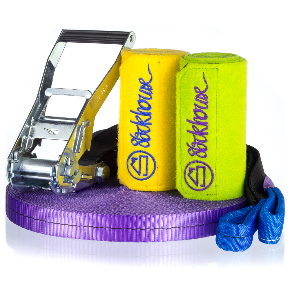 MonsterSet 25 метров slackline комплект