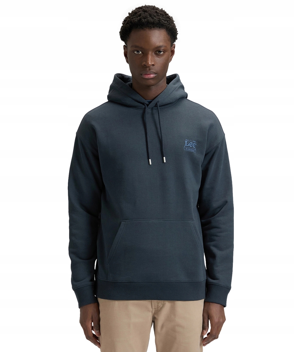 Mikina Lee Workwear Ess Hoodie 112378763 Rabel Navy L