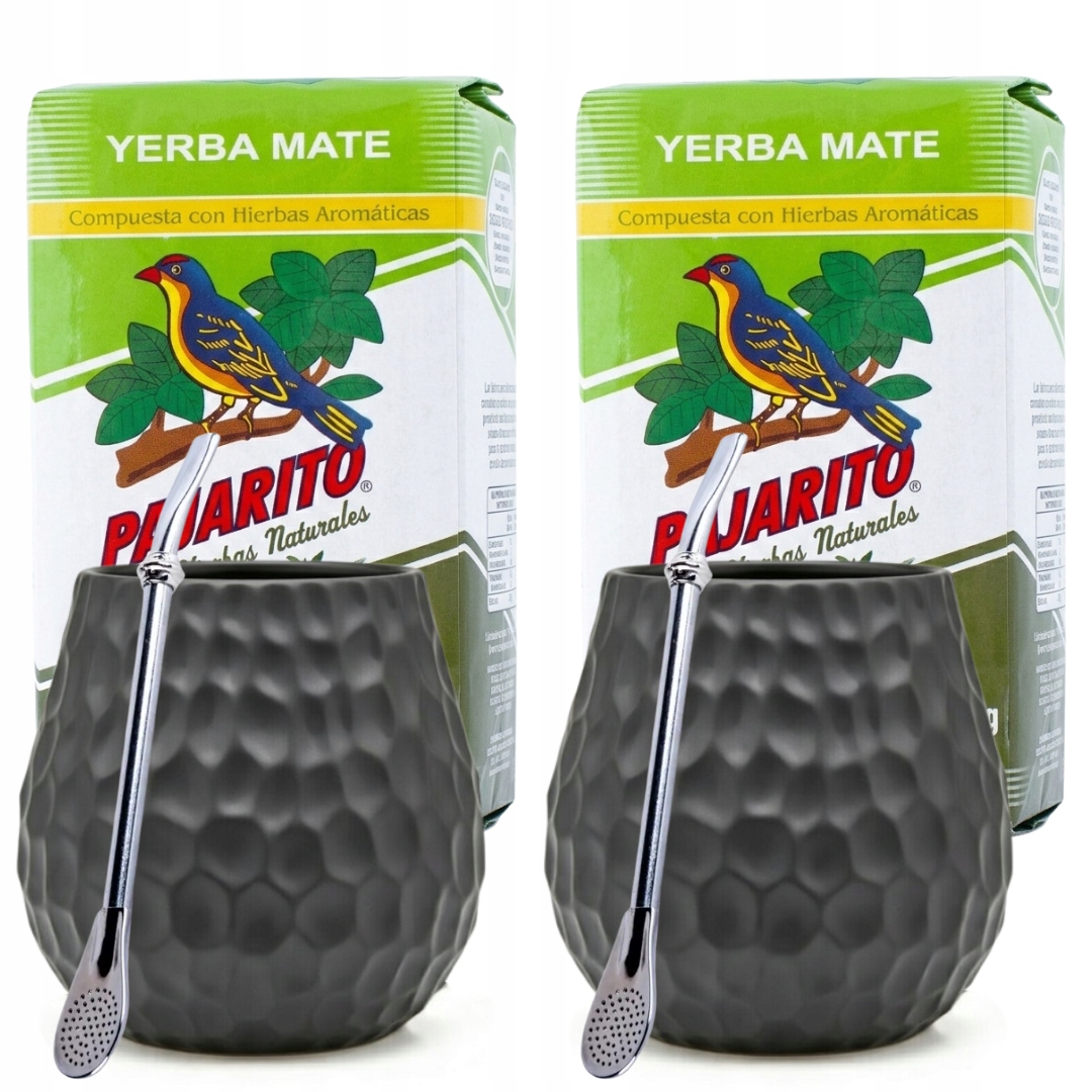 Levně Bylinný set Yerba Mate pro dva: Pajarito Hierbas, Příslušenství