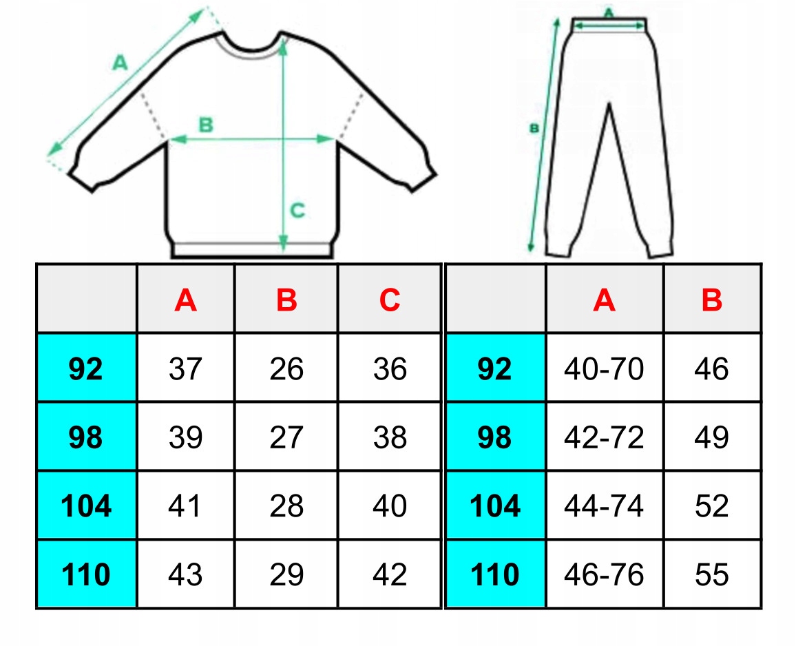 KOMPLET DZIEWCZĘCY LEGGINSY I BLUZKA BAWEŁNA 104 Rozmiar (new) 104 (99 - 104 cm)