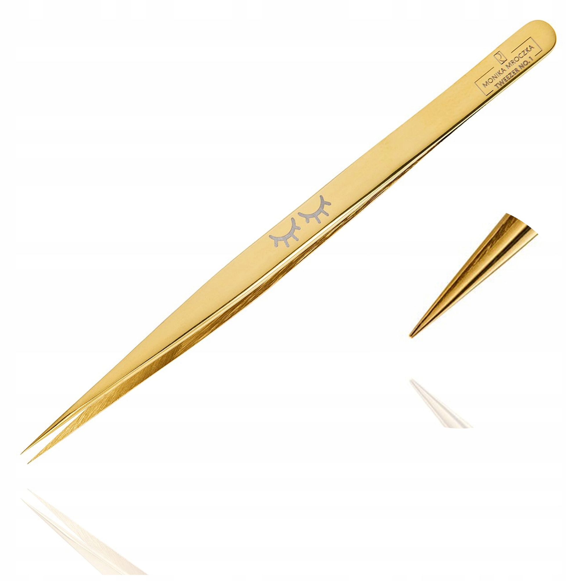 Pinzeta na řasy Tweezer č. 1 Pro Stylizaci Řas Pinzeta Rovná