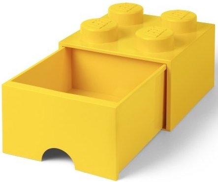 

Lego Pojemnik Klocek Szuflada 4 Żółty