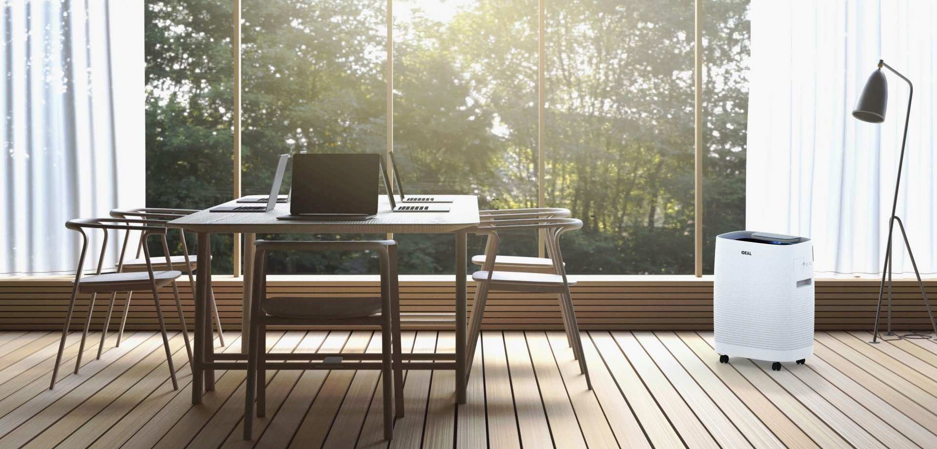 Oczyszczacz nawilżacz powietrza IDEAL AP35H 45m2 Maksymalna wydajność 300 m³/h