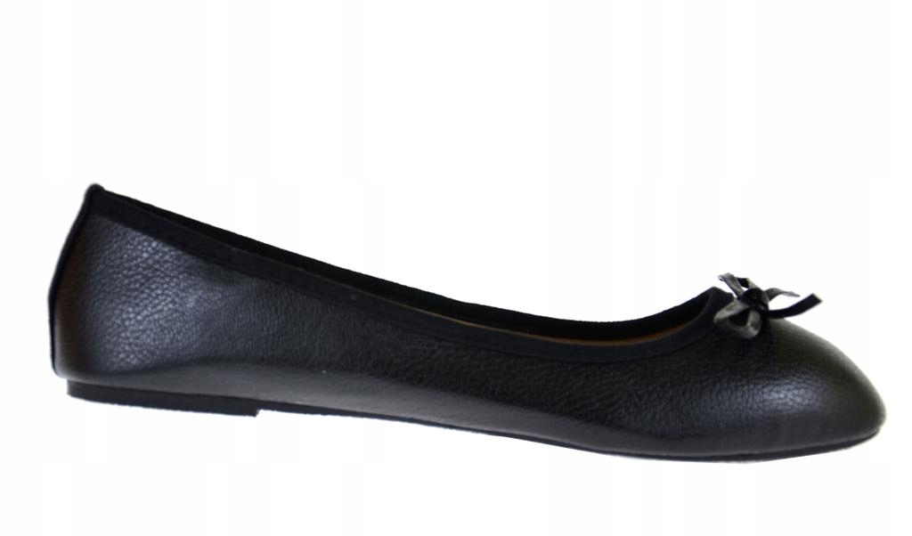 -% PRIMARK ATMOSPHERE GŁADKIE Balerinki CZARNE r38 Kod producenta PRIMARK