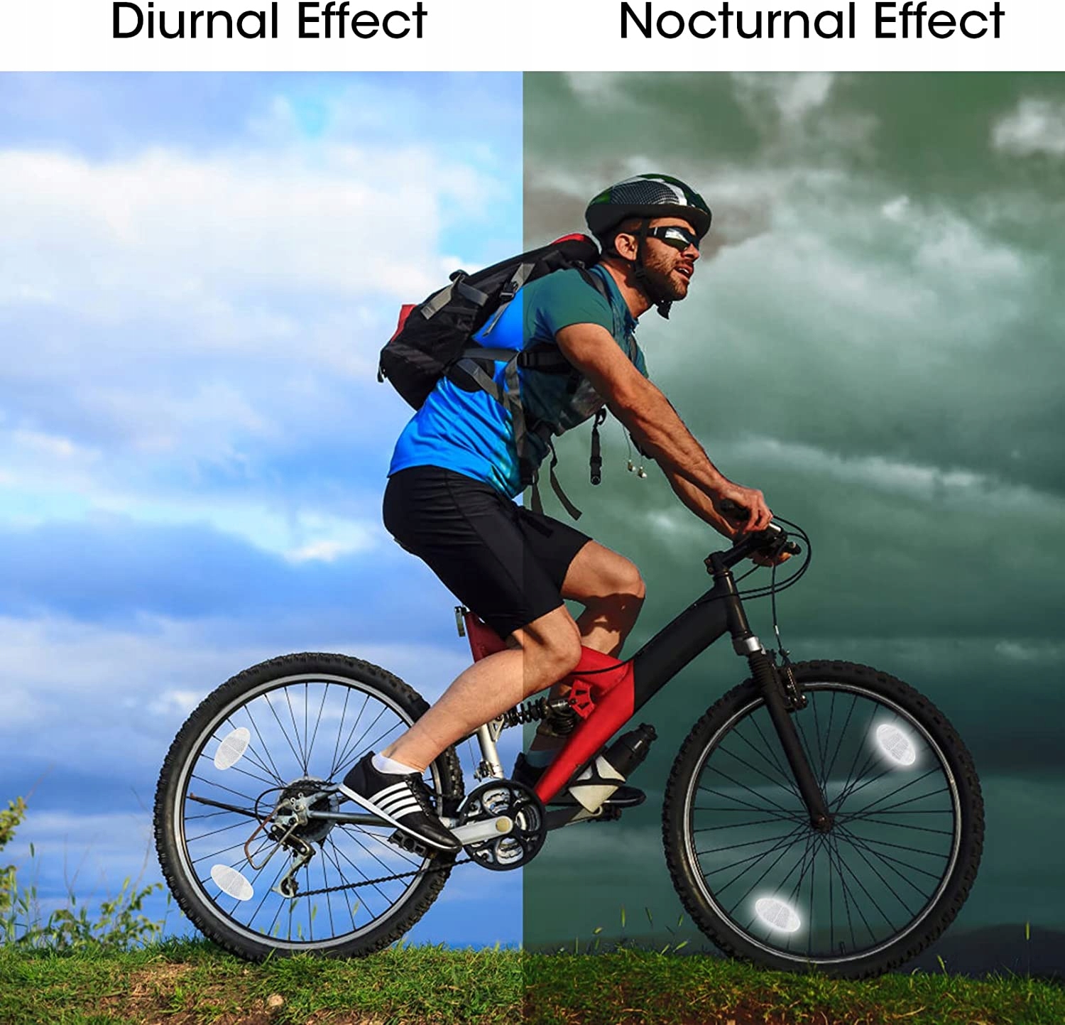 ODBLASKI ROWEROWE NA SZPRYCHY KOCIE OKO 10 SZTUK Marka Inna marka