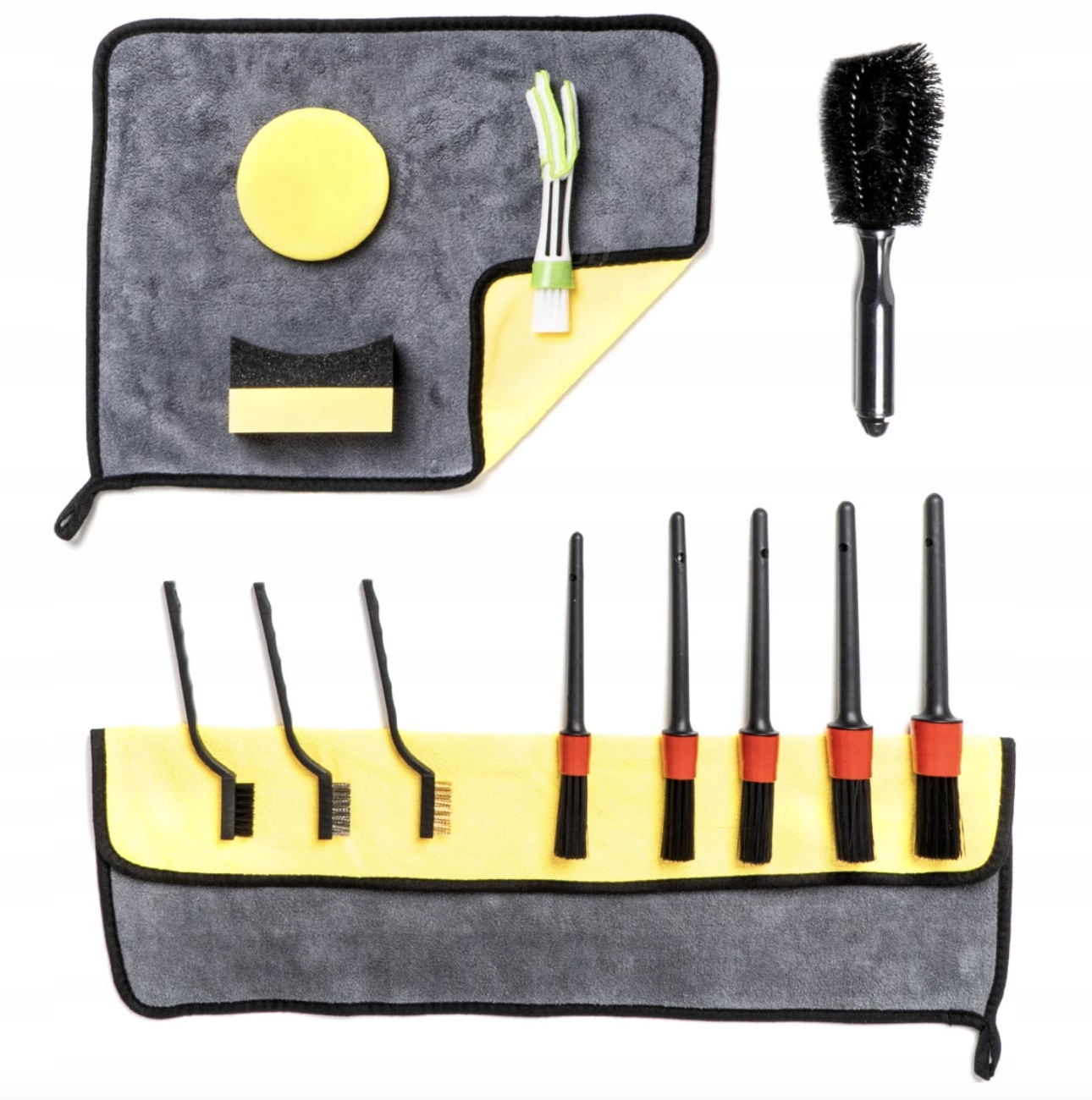 DUŻY ZESTAW DETAILINGOWY DO CZYSZCZENIA SAMOCHODU