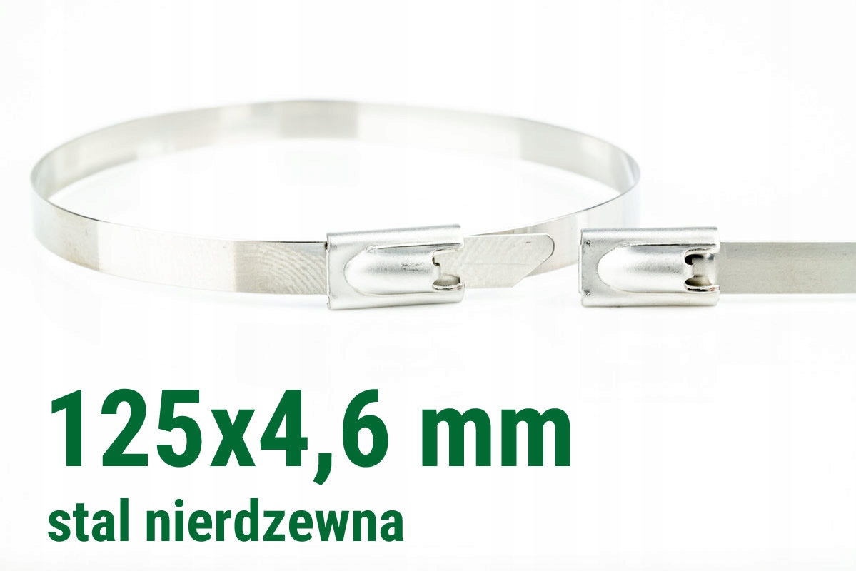 

Opaska zaciskowa stalowa nierdz 125 x 4,6mm 100szt