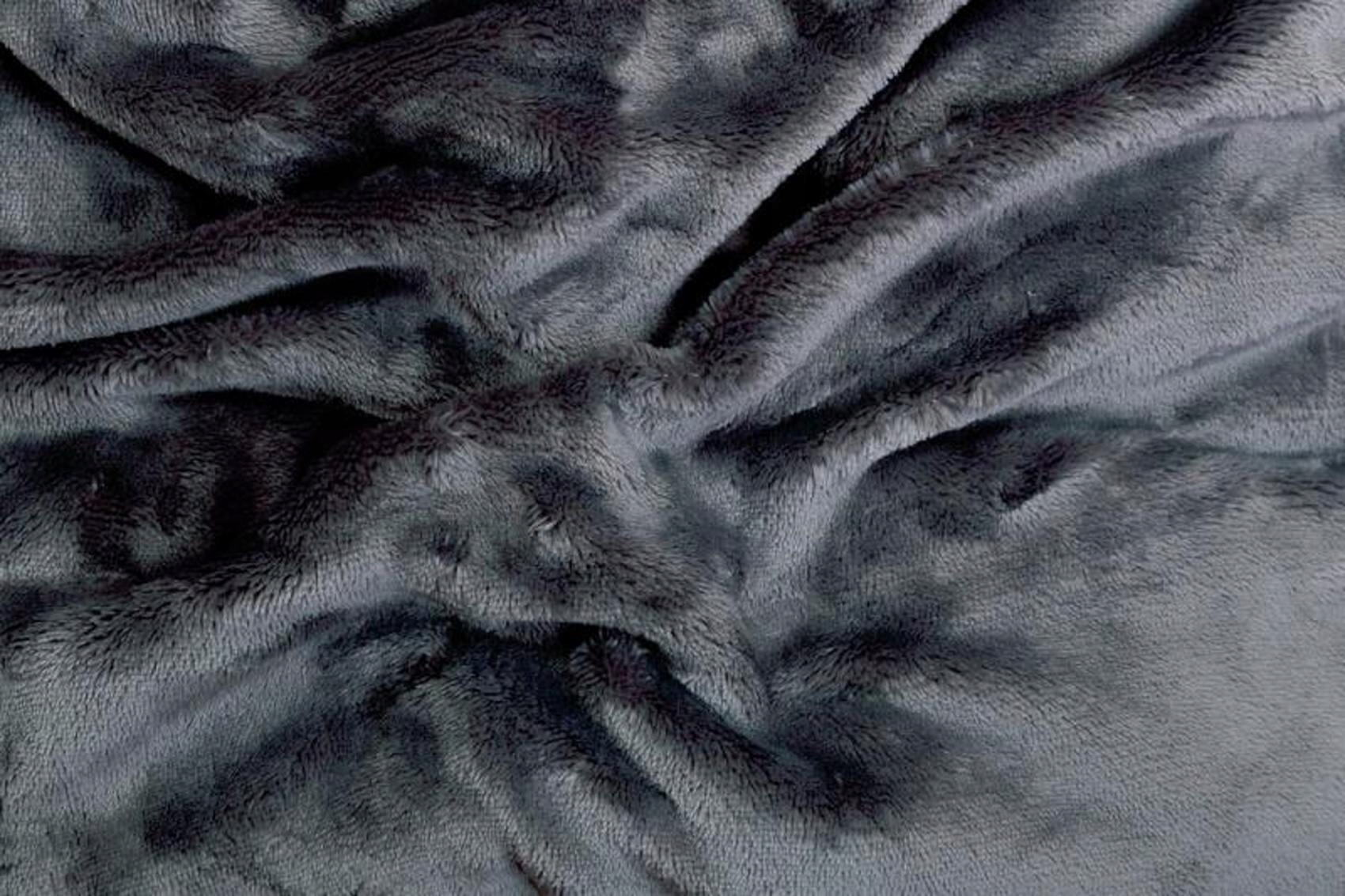 Svitap Prostěradlo mikroflanel tmavě šedá 90x200x20 cm