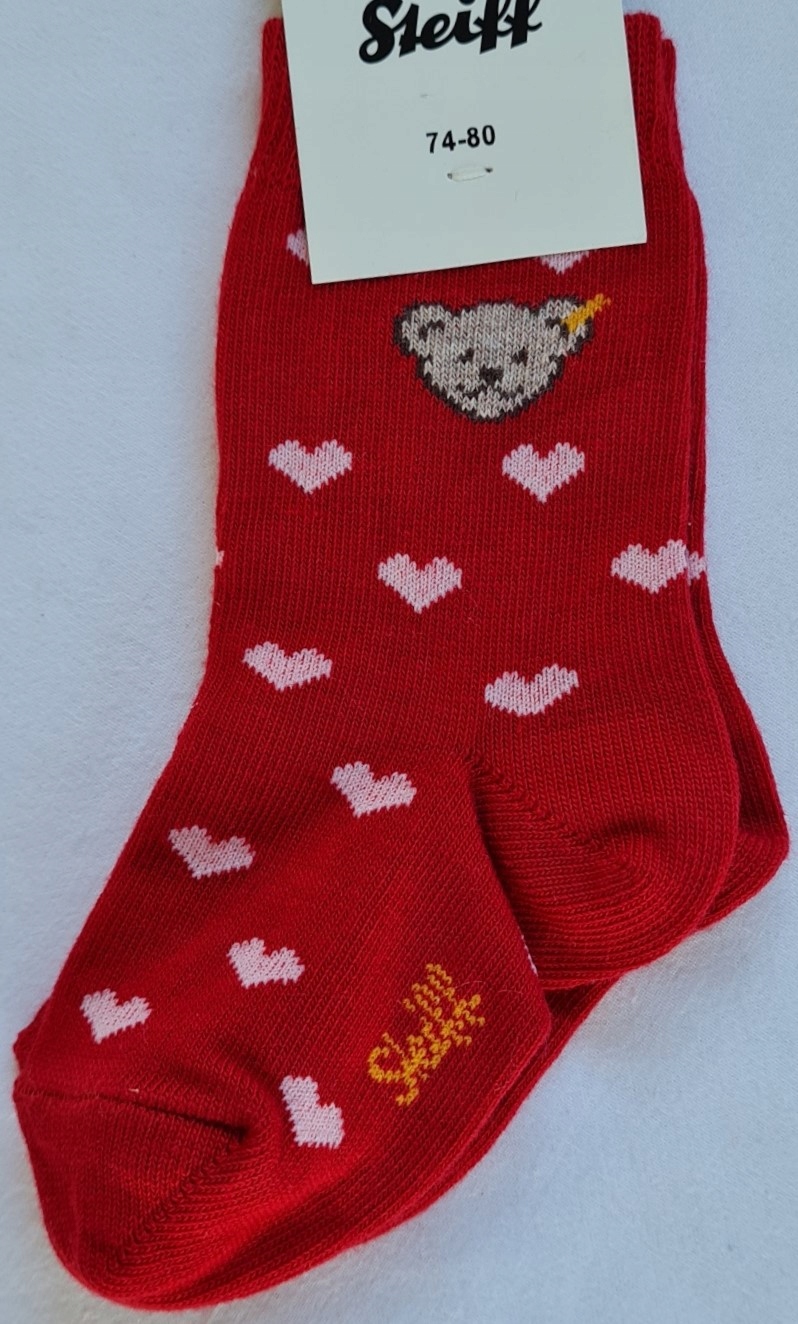 

Skarpety różowy miś Teddy Steiff roz. 74-80