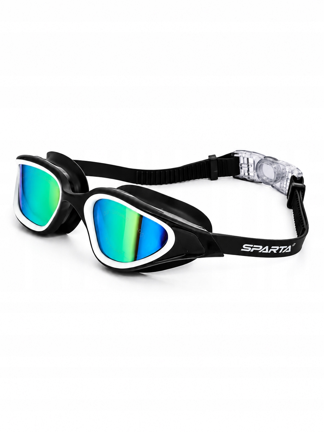 Sparta Okulary Do Pływania UV400 Anti Fog Zatyczki Uszu Nosa