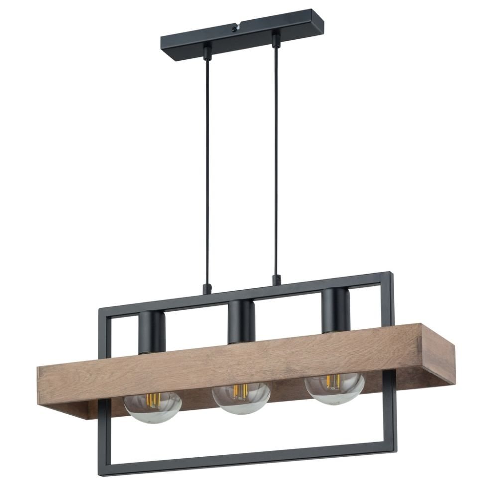 Industriálna závesná lampa s obdĺžnikovým rámom Robin 3 32217 Sigma Lighting