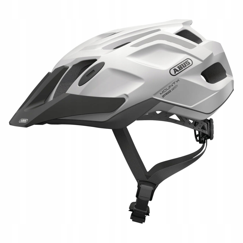 Cyklistická přilba Abus MountK Polar White Bílá L Ventilační Kanály