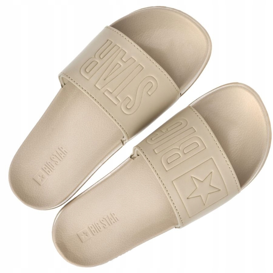 KLAPKI DAMSKIE BIG STAR NA PLAŻE BASEN PO DOMU GUMOWE PIANKA