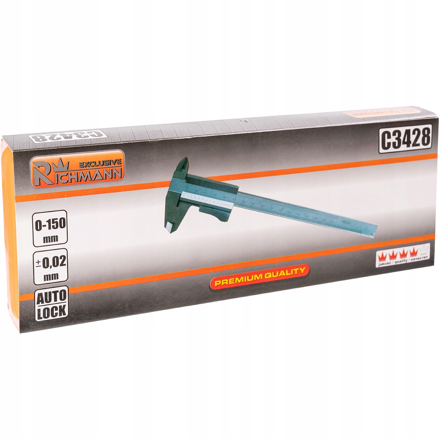 SUWMIARKA ANALOGOWA NONIUSZOWA 150mm ETUI RICHMANN Kod producenta c3428