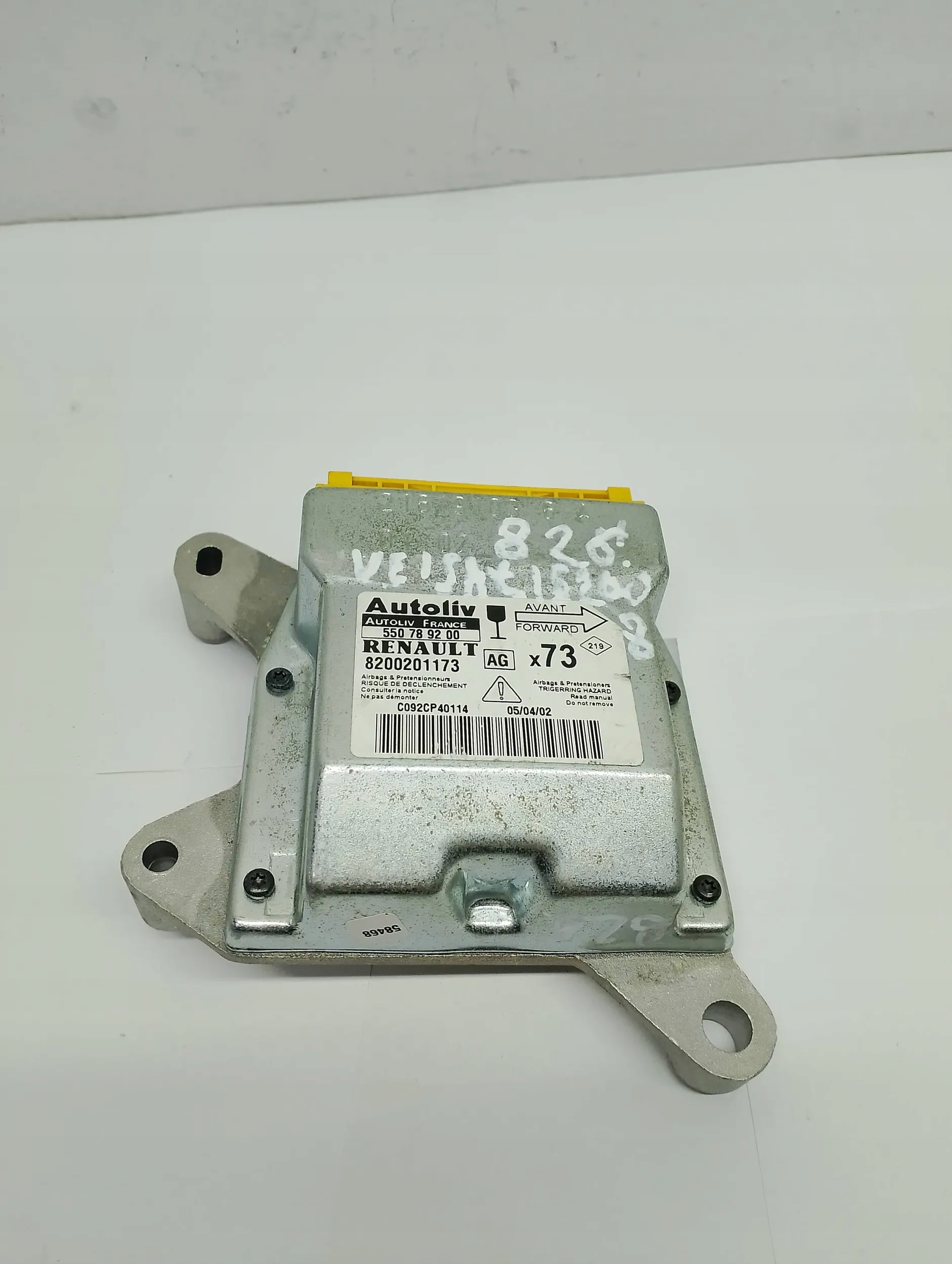 Renault Vel Satis 2002 Moduly airbag powietrznych