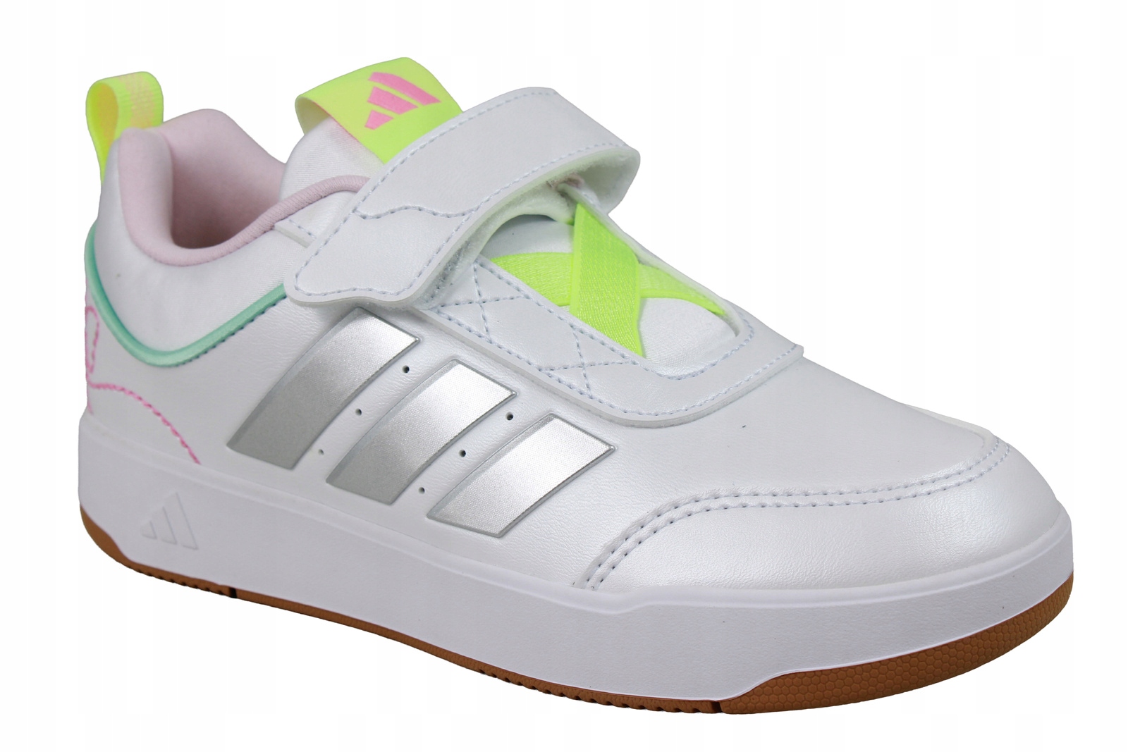 Adidas Tensaur Sport 3.0 KJ1718 Białe Młodzieżowe Sportowe Rzepy