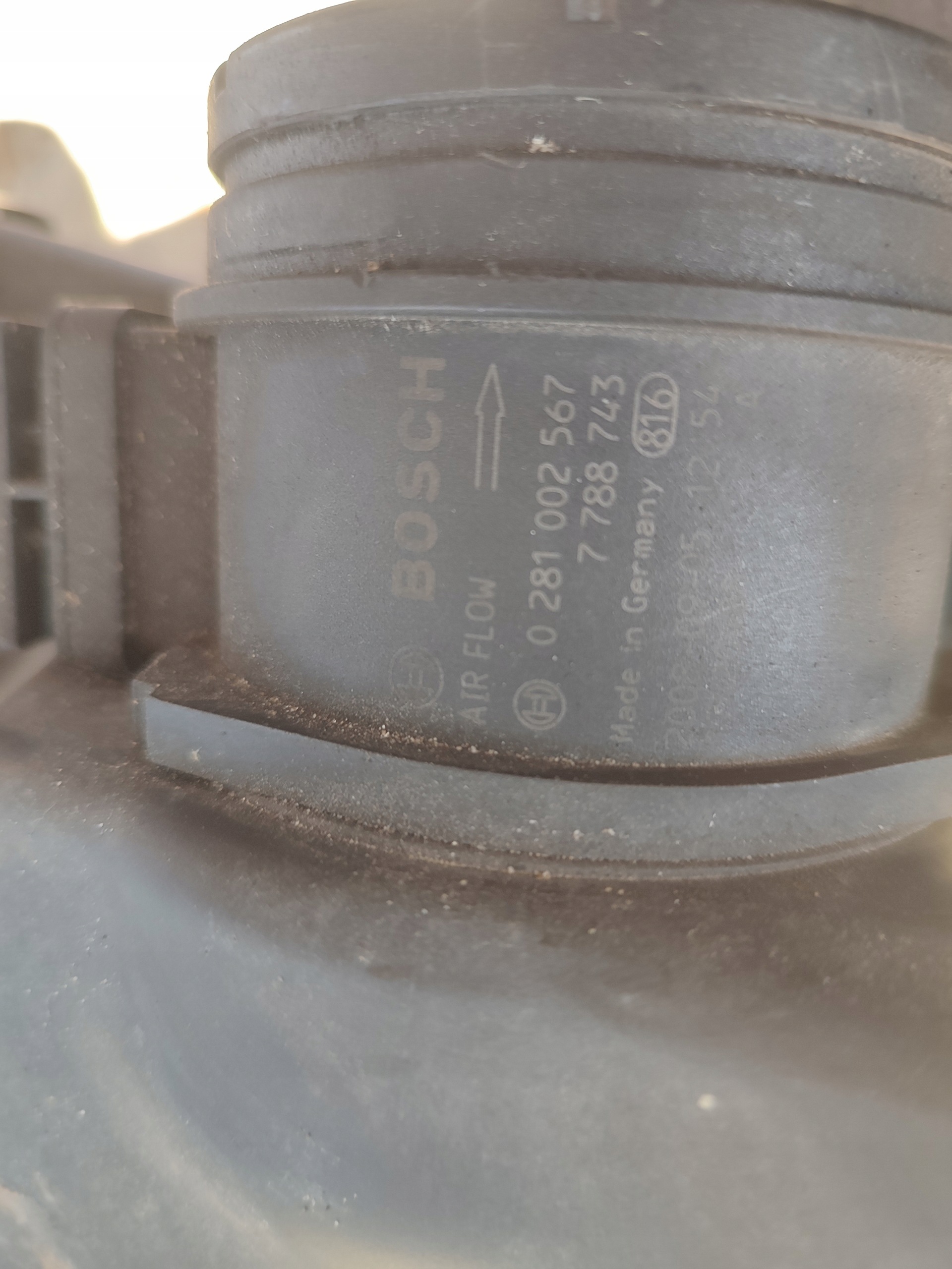 flow meter bmw e87 2,0 d 0281002567 7788743
