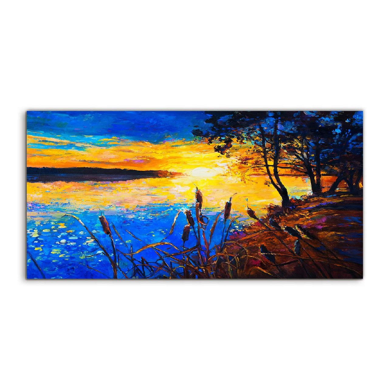 Fotoobraz 100x50 na stenu Abstrakt Voda Stromy