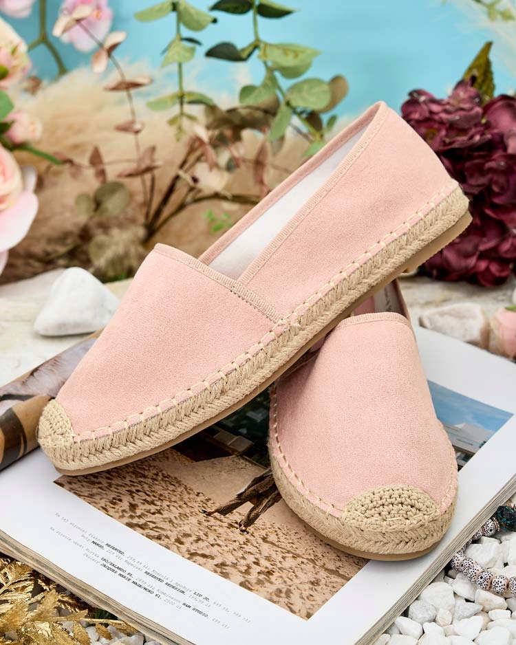 RÓŻOWE ESPADRYLE DAMSKIE RINSS 38 Marka Royalfashion