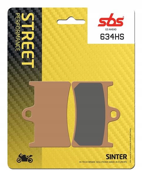KLOCKI HAMULCOWE SBS YAMAHA FJR 1300 01-05 PRZÓD