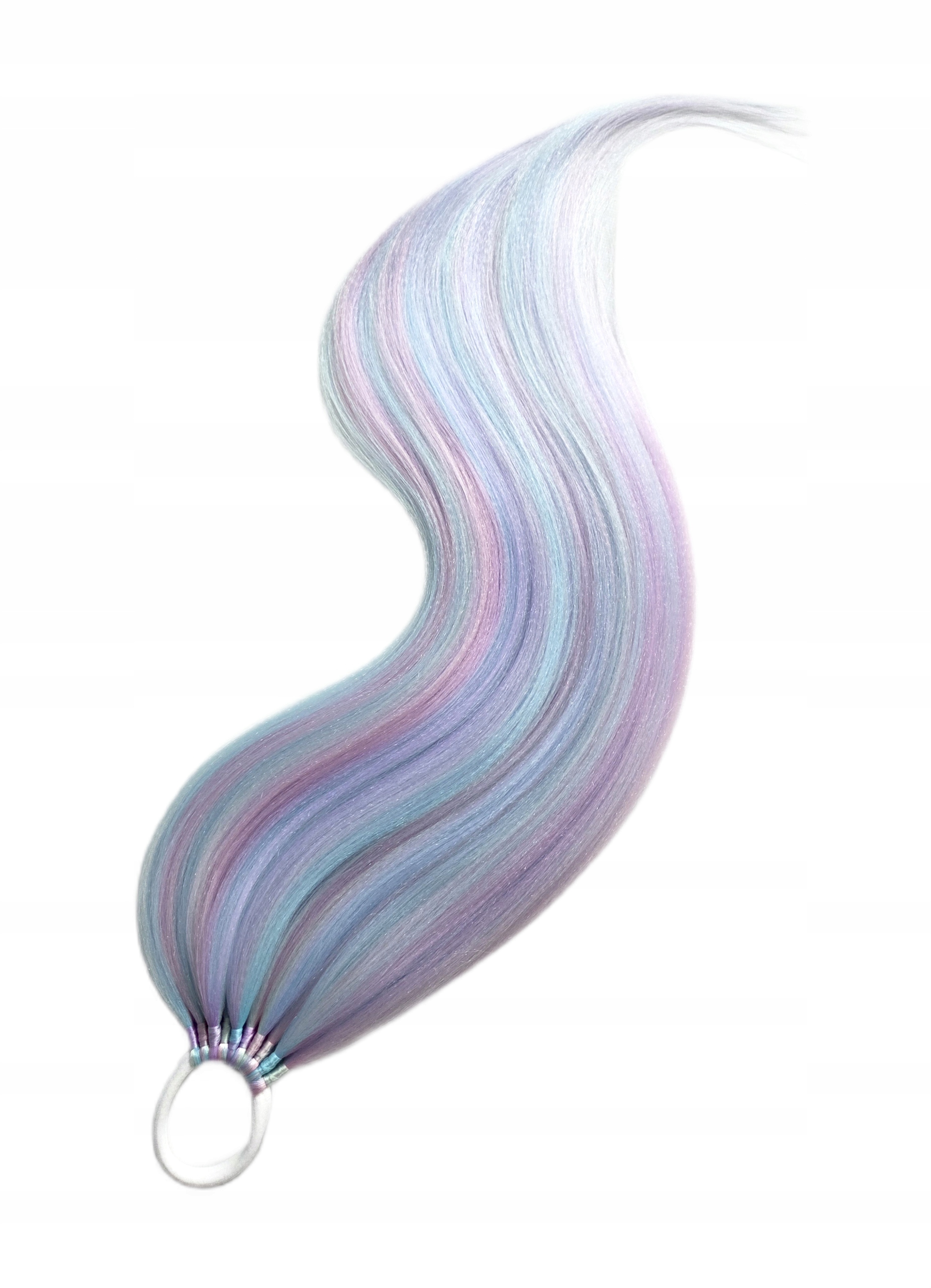 Připínací poník na gumičku, Příčesek, pastelová, Pastelová Víla, 70 cm