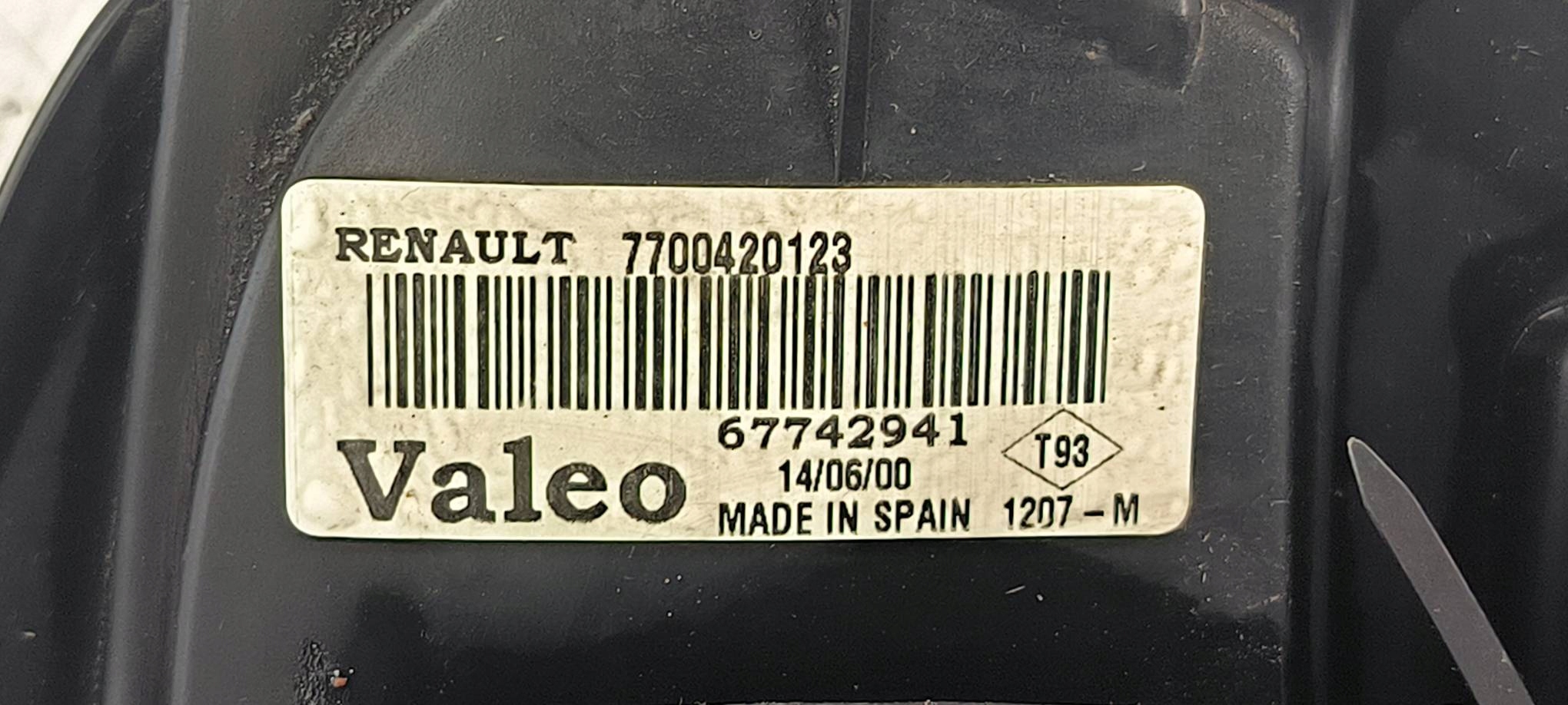 light right rear part RENAULT LAGUNA