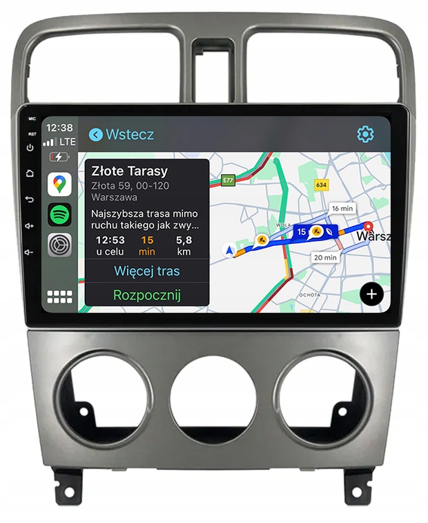 Subaru Forester 2002-2008 Android Carplay Rádio Navigace Mapy Aplikace