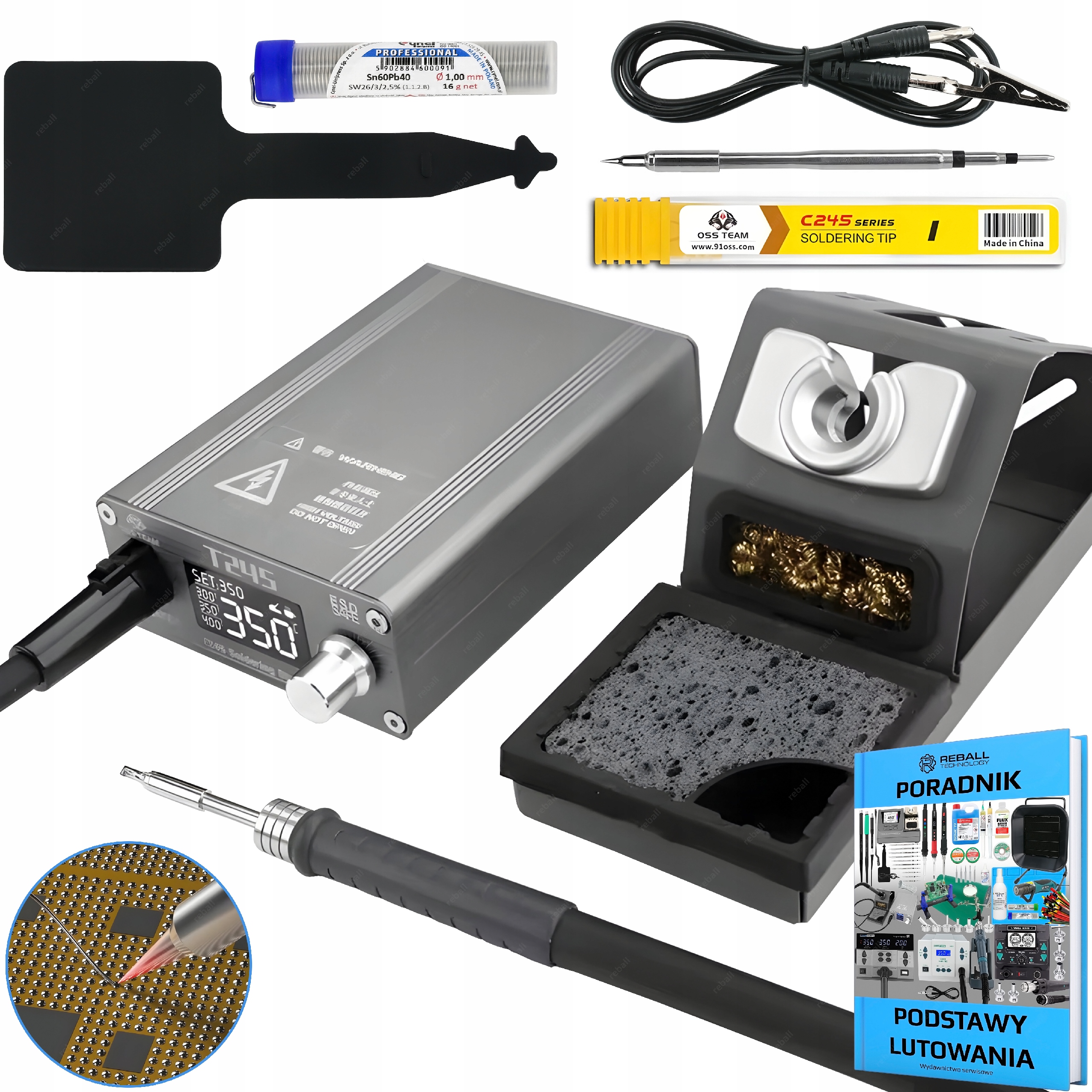 Výkonná Pájecí Stanice Oss Team T245 130W C245 I Model Výše Než T12-X Plus